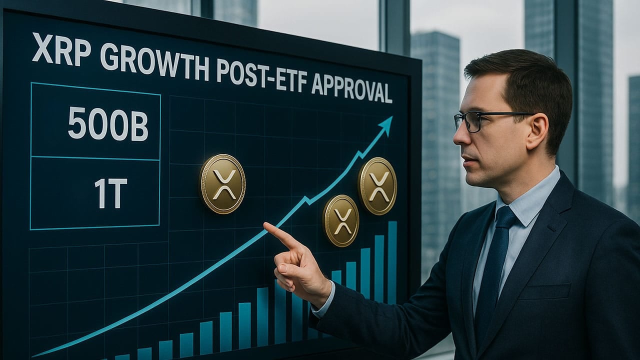 Ekspert finansowy prognozuje cenę XRP po debiucie nowych ETF-ów. Wzrost może wynieść od 500 mld do 1 bln dolarów