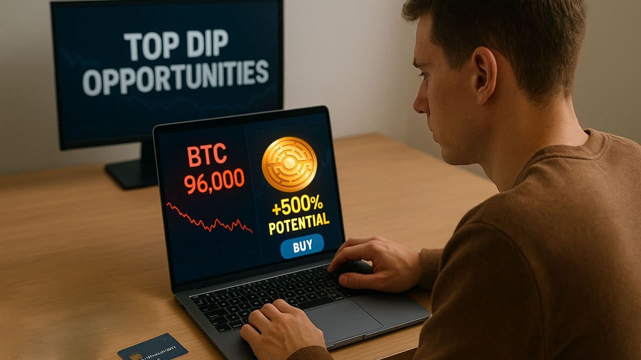 Spadek ceny Bitcoina do 96 tys. dolarów. Jak wydać 100 dolarów, aby mieć szansę na wzrost o 500%