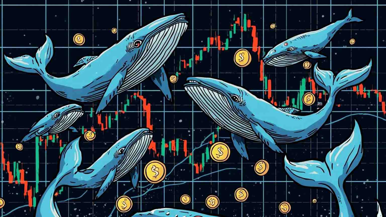 Wieloryby sprzedały 440 mln sztuk tokena z TOP 10. Kurs się załamał, a to dopiero początek?