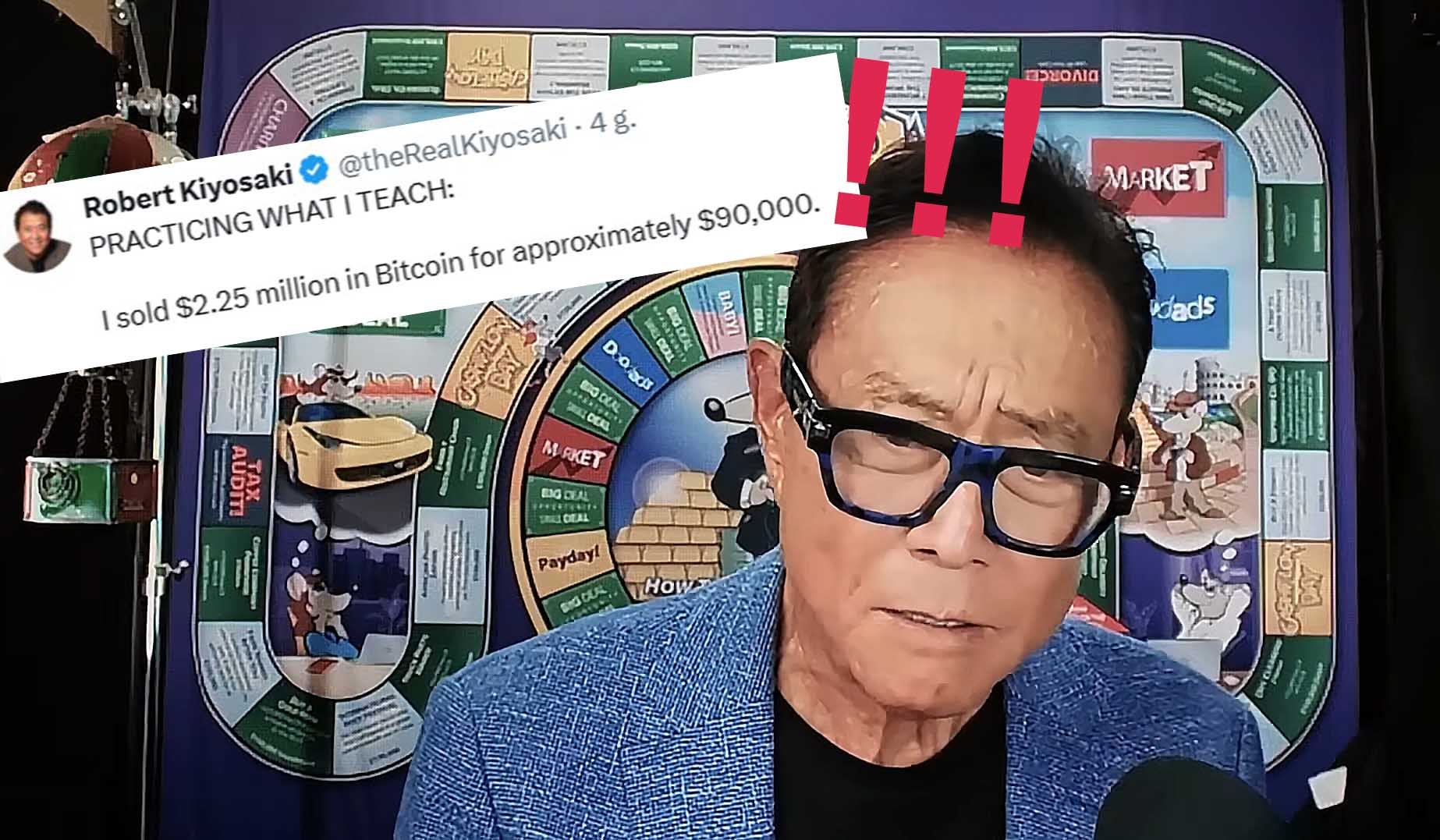 Oszukał wszystkich czy po prostu zmienił zdanie? Robert Kiyosaki sprzedał wszystkie swoje Bitcoiny!