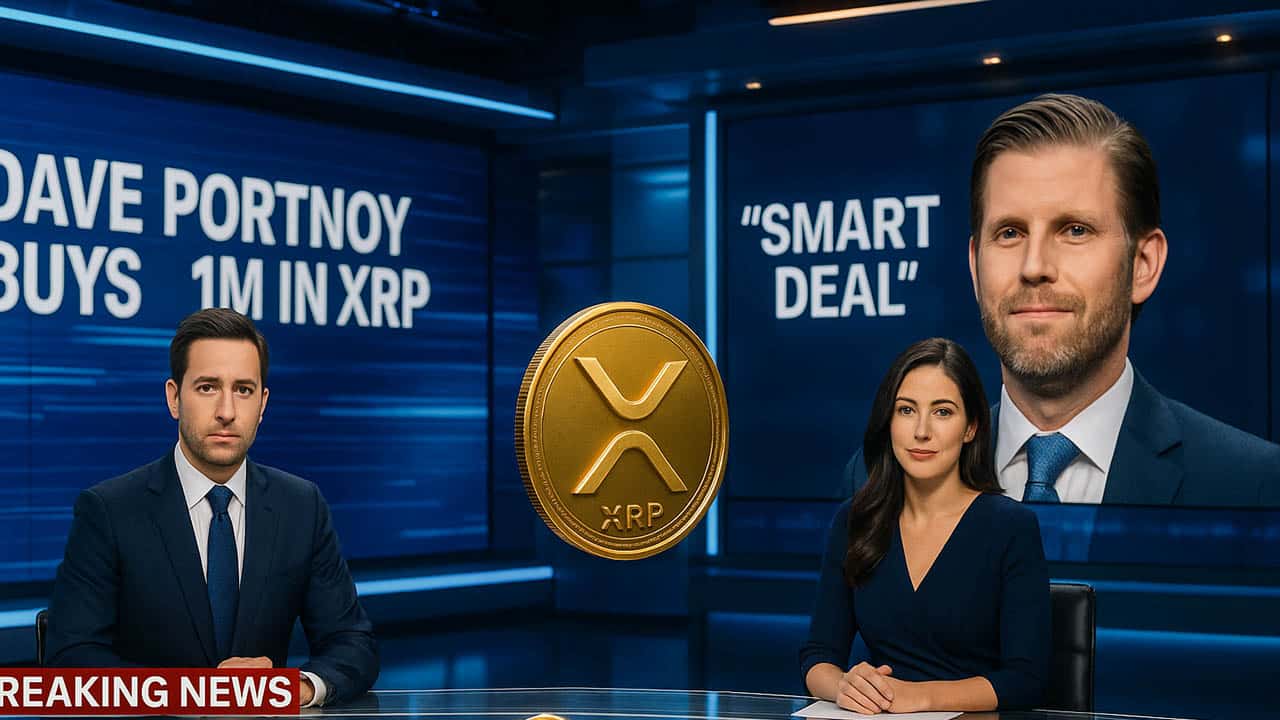 Eric Trump mówi, iż Dave Portnoy zrobił „mądry interes” akumulując 1 000 000 XRP