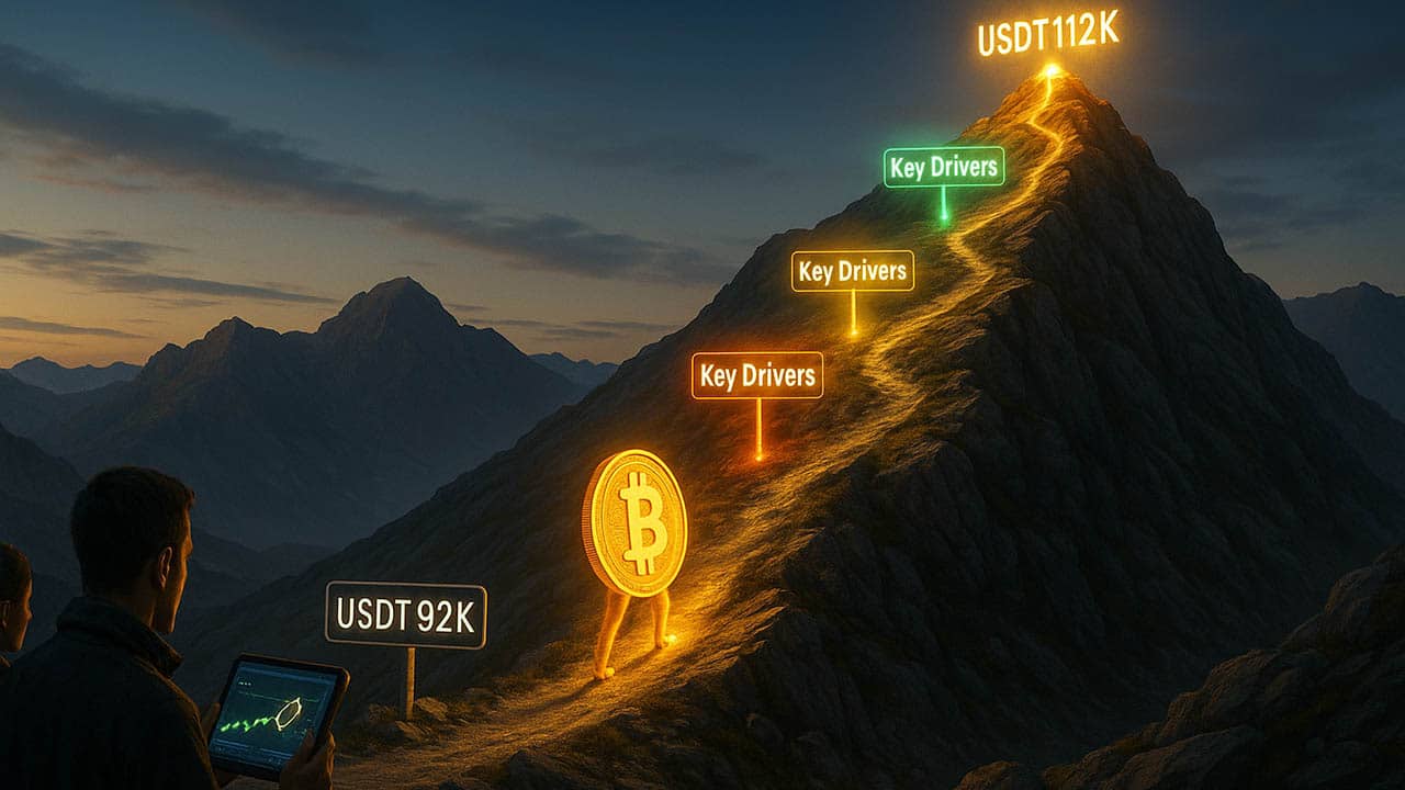 Bitcoin ma szansę na powrót do poziomu 112 tys. dolarów po odbiciu do 92 tys. dolarów. Oto cztery najważniejsze czynniki, na które warto zwrócić uwagę