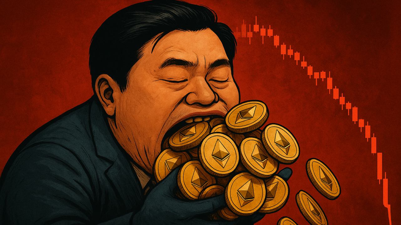 ETH tonie, a potężny wieloryb… pożera miliony. Co widzi on, czego nie widzi rynek?