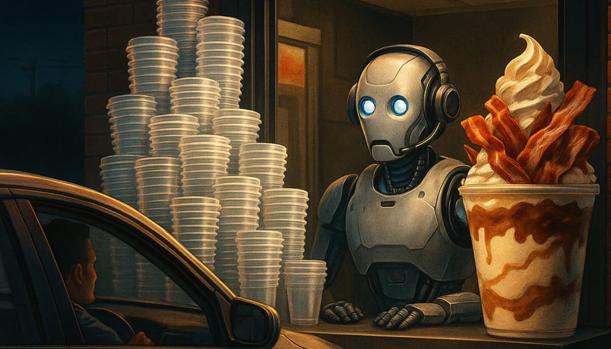 18 tys. kubków wody i lody z boczkiem. McDonald’s i Taco Bell po serii kompromitacji odchodzą od AI