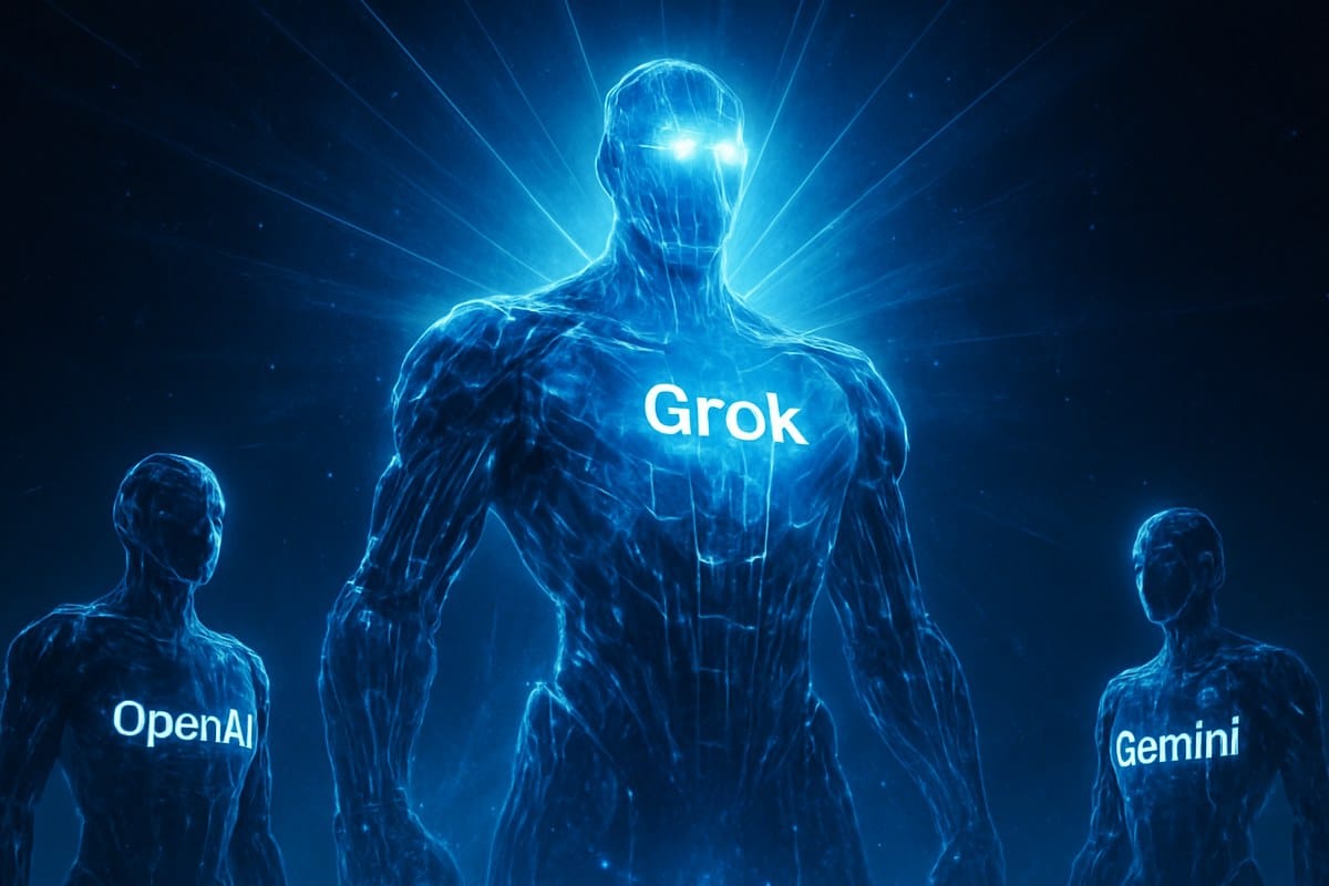 Nowy Grok od Elona Muska jest potężny! Rynek w szoku: „To skok o 20 poziomów”