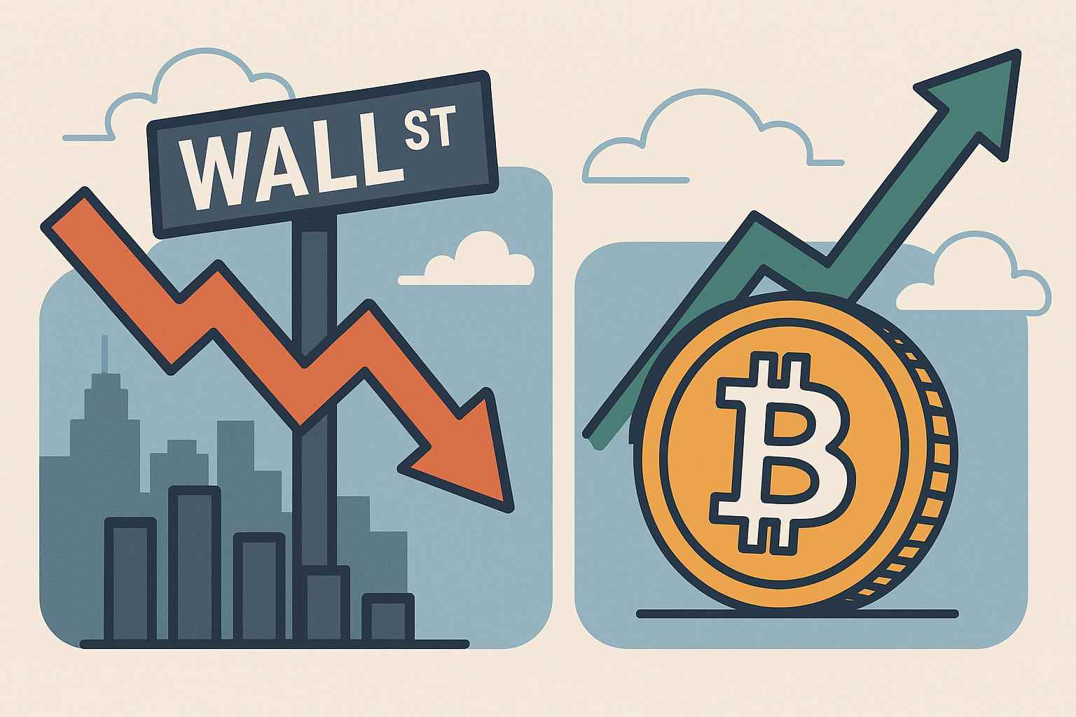 Wall Street traci więcej niż warty jest cały rynek krypto w jeden dzień!