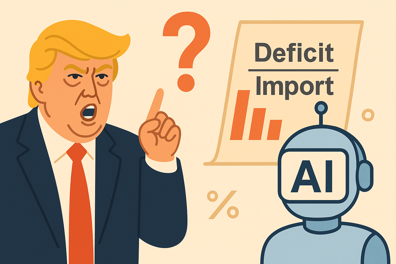 Trump tworzy politykę w ChatGPT? Cła obliczone przez chat-boty?