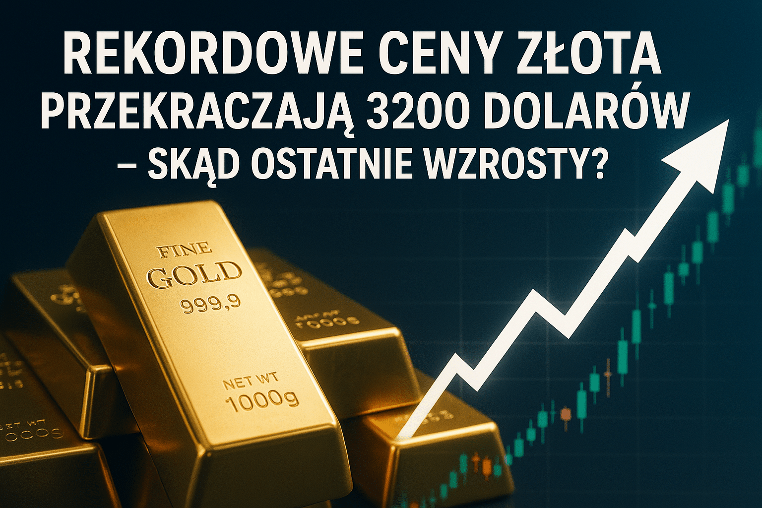 Rekordowe ceny złota przekraczają 3200 dolarów – skąd ostatnie wzrosty?