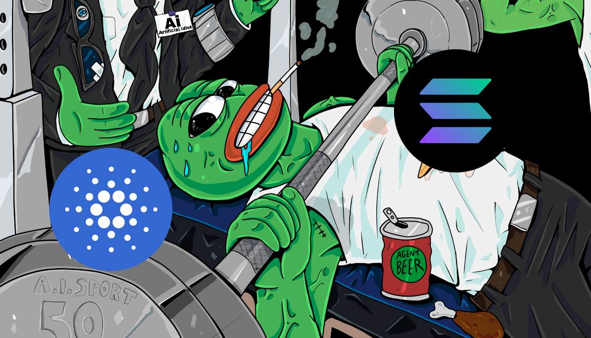 Podczas gdy ADA, SOL i XRP poruszają się w bok, Codename:Pepe (AGNT) po cichu zmierza ku wybiciu