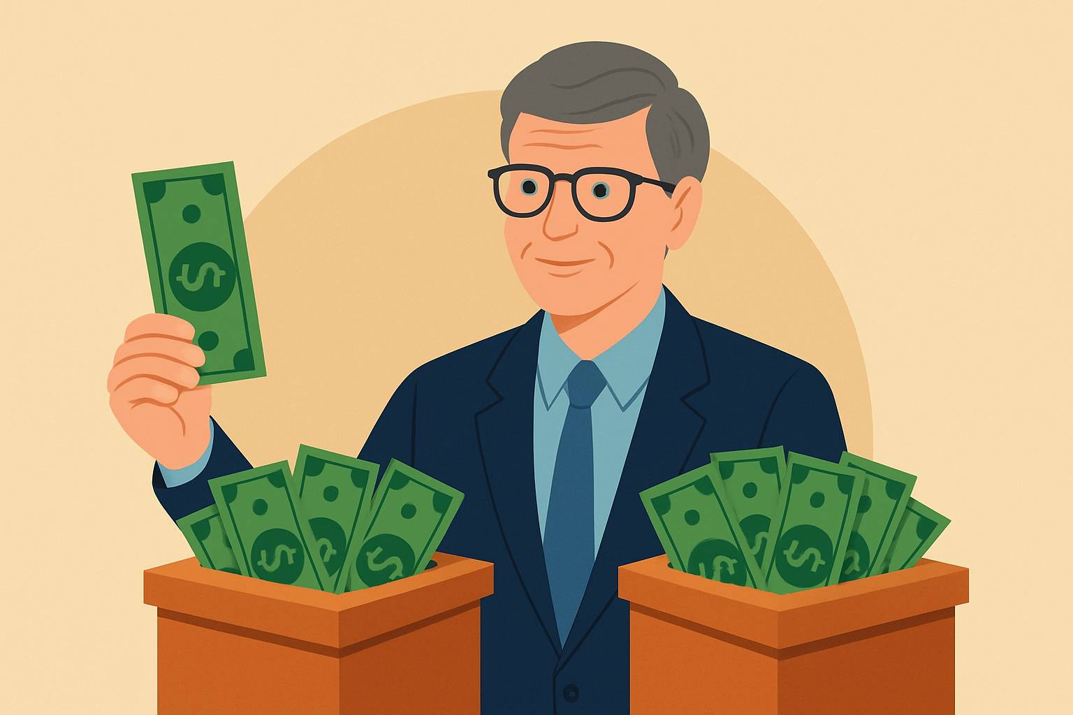 Bill Gates rozda cały swój majątek. Do 2045 roku 200 miliardów dolarów