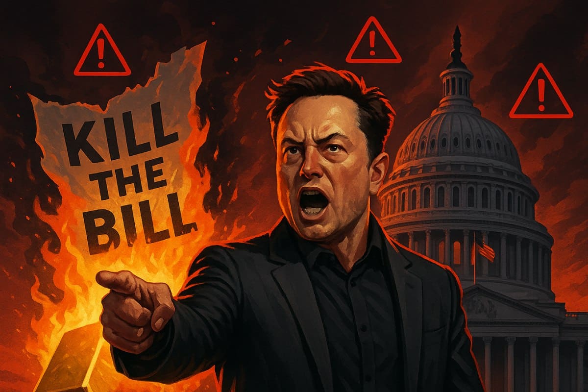 Elon Musk wypowiada wojnę Trumpowi: „Zabijcie tę ustawę!” Czy USA grozi finansowy chaos?