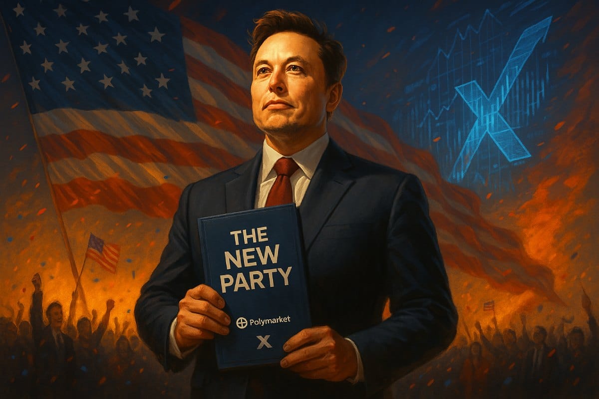 Elon Musk zakłada własną partię?! To już nie science fiction, traderzy stawiają miliony!