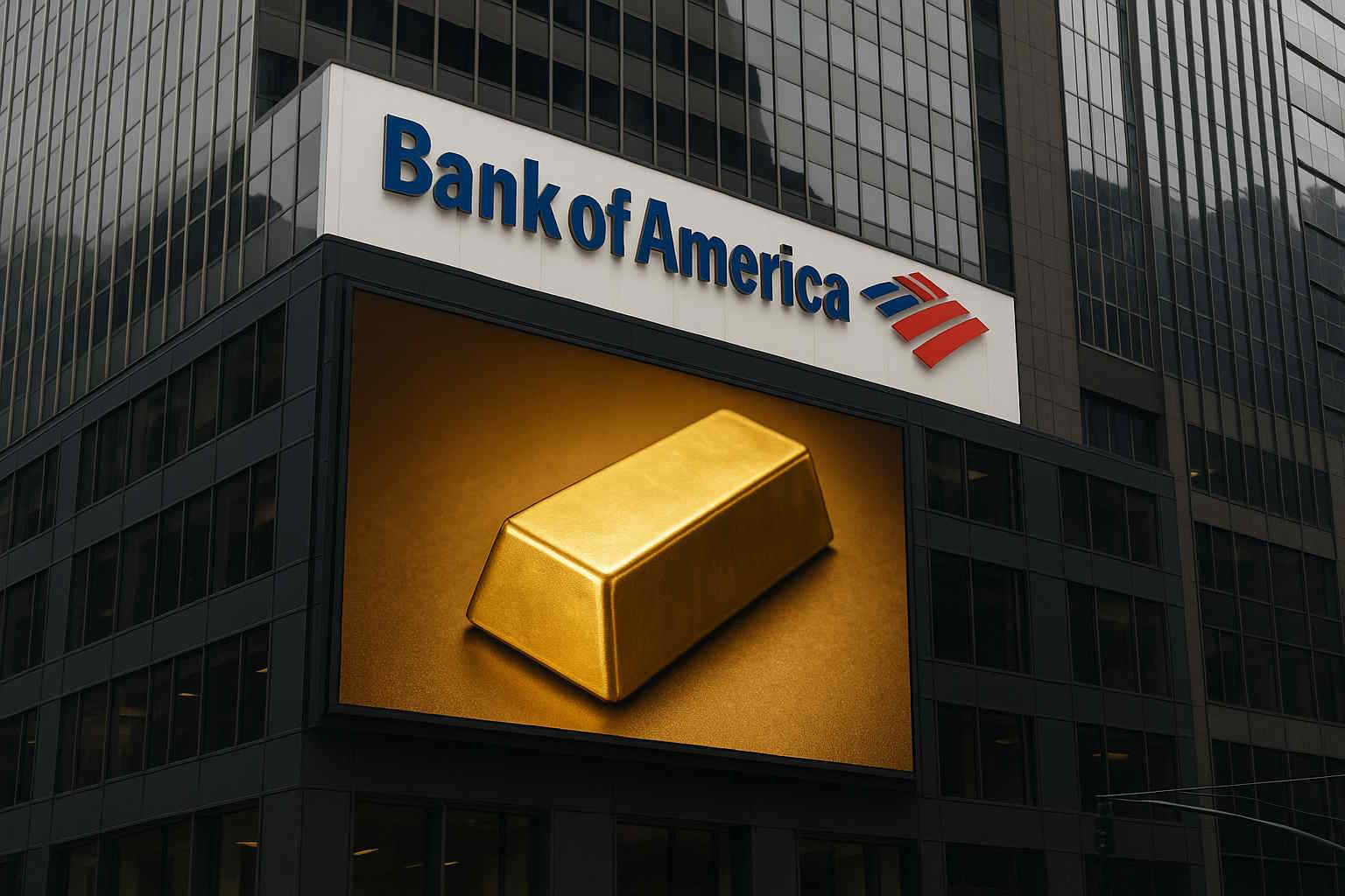 Bank of America prognozuje złoto po 4000 USD za uncję! Kiedy?