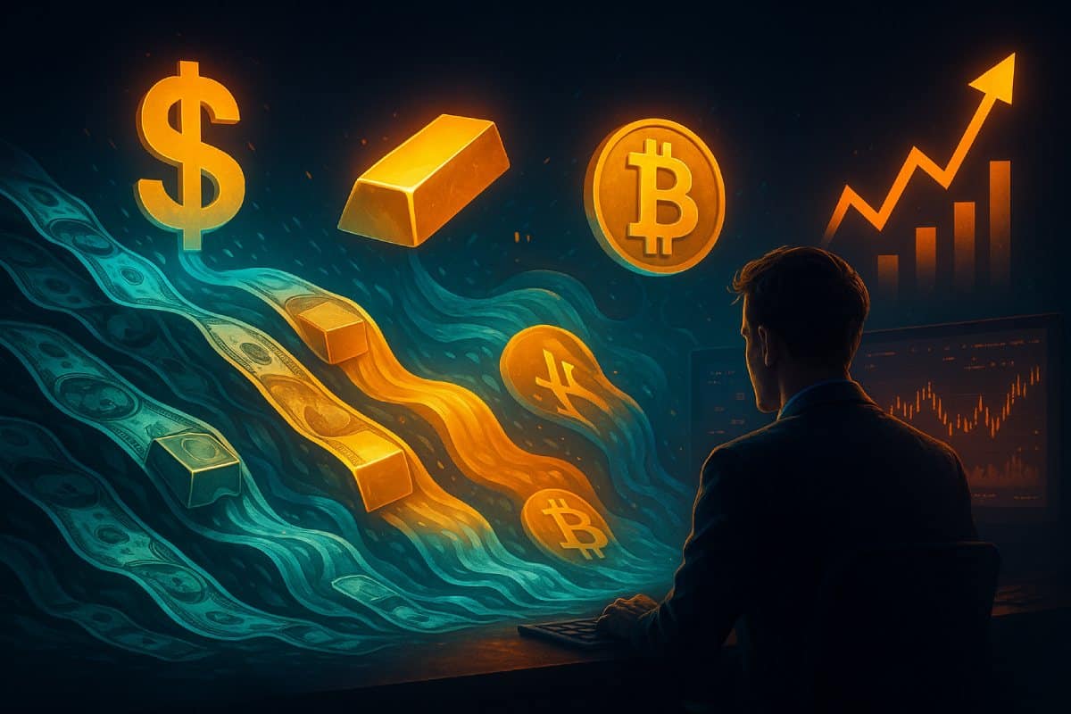 Kasa płynie jak szalona, ale rynek daje sygnał ostrzegawczy. Złoto najpewniejsze?