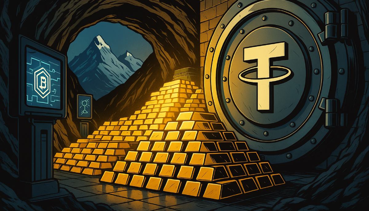 Tether jak bank centralny? Zbudowali własny skarbiec i trzymają tam górę złota za miliardy dolarów!