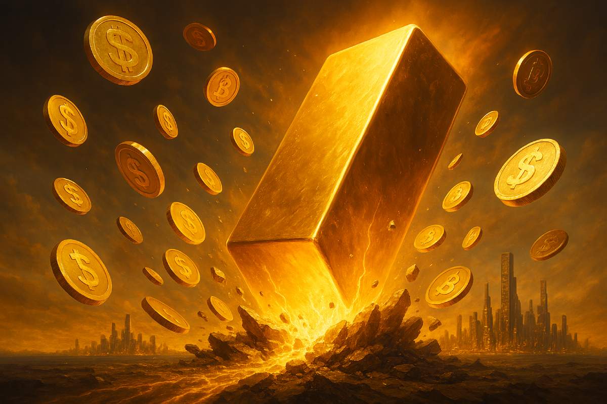 Rekordowe napływy do funduszy ETF opartych na złocie. Znamy szczegóły