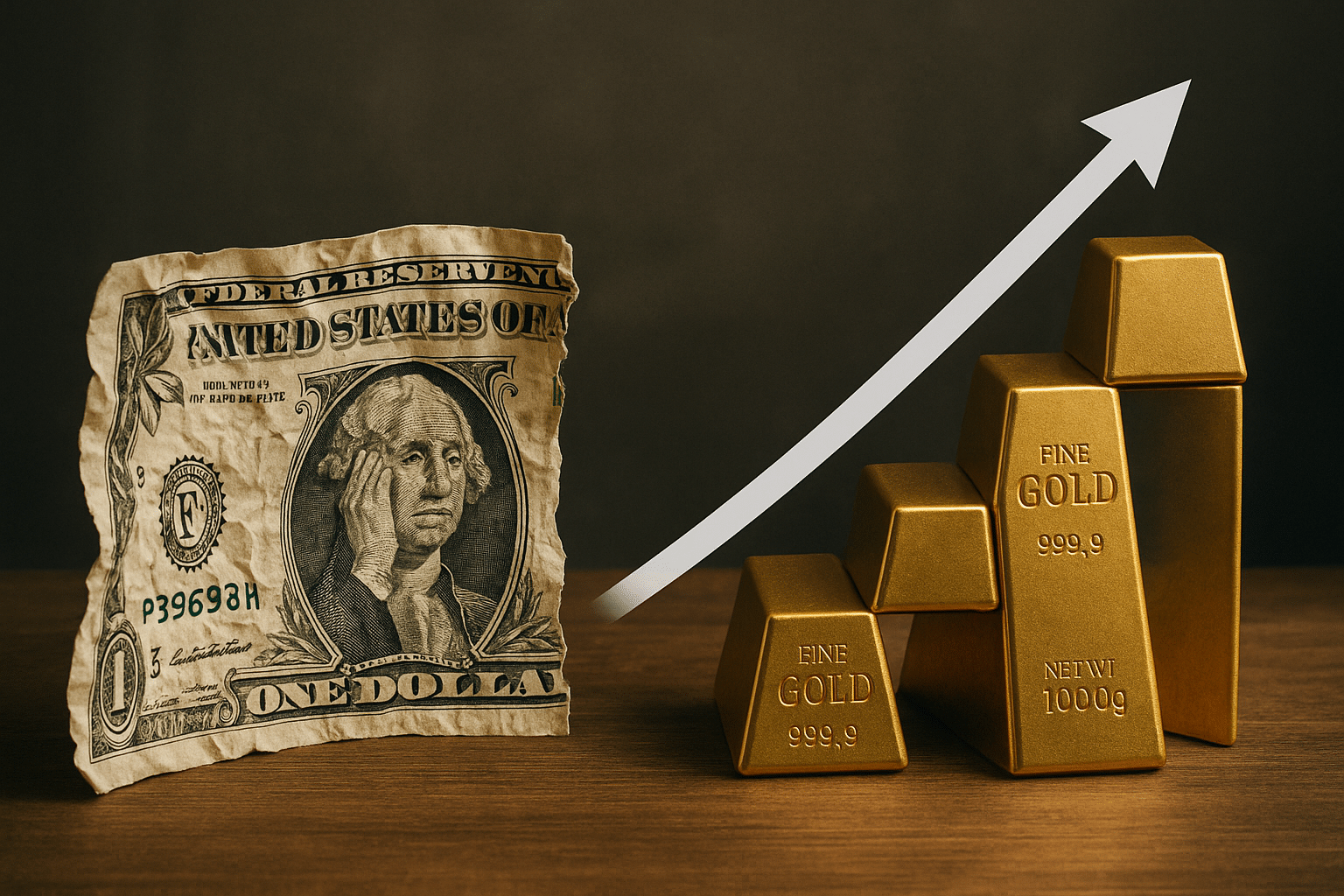 Słabość dolara wesprze rajd złota? Cena srebra wystrzeli w górę?