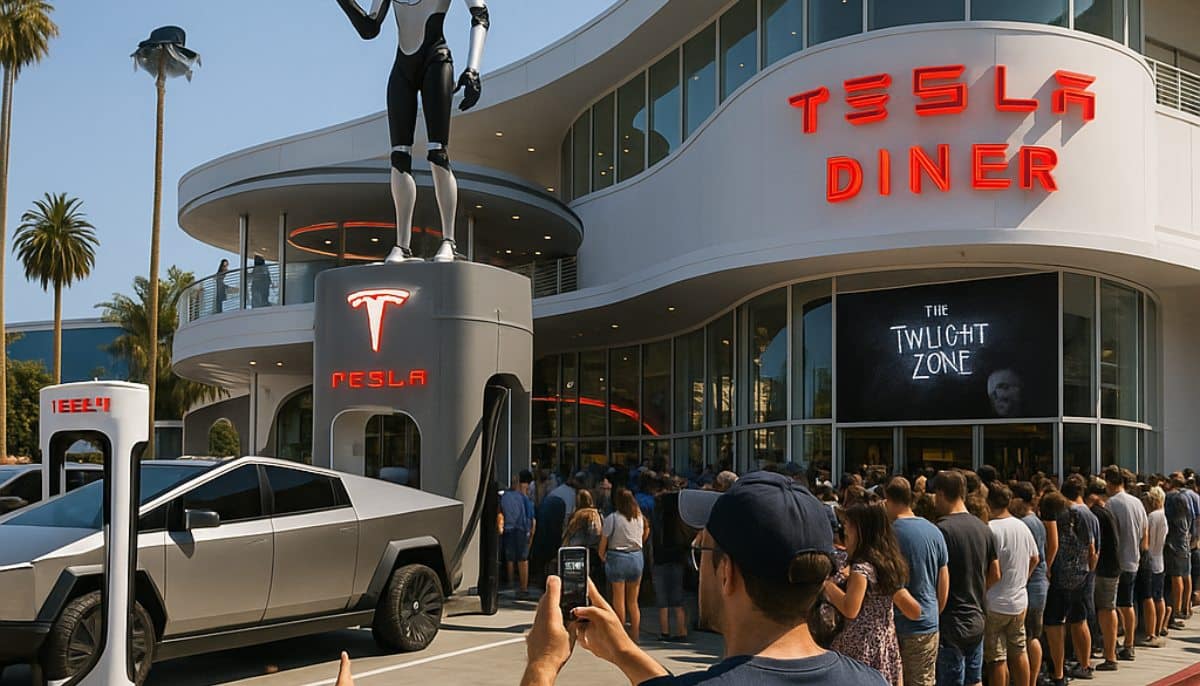 Elon Musk otworzył restaurację przyszłości. Kolejki, chaos i zimne jedzenie, a ludzie i tak to kochają