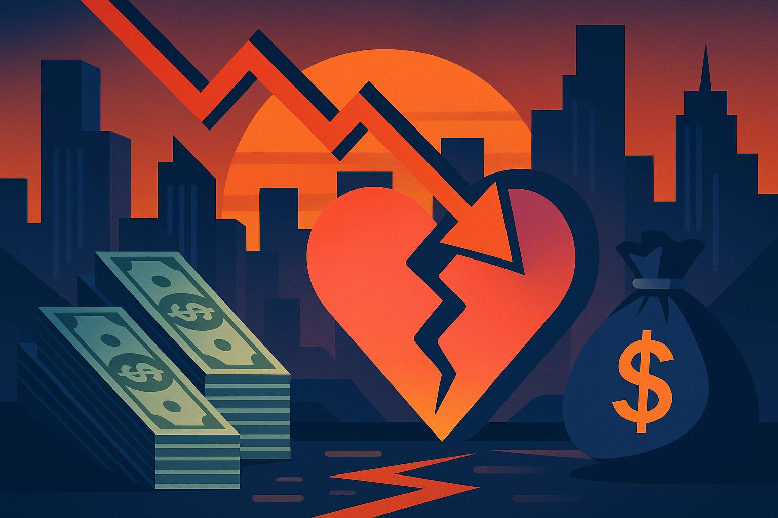 USA upadnie! Dług publiczny doprowadzi do ekonomicznego „zawału serca”