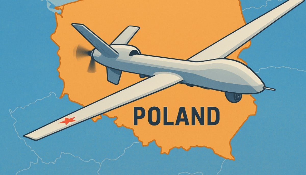 Zachodnia prasa komentuje rosyjskie drony nad Polską. „Akt agresji”, „poważna prowokacja”, „historyczny moment”