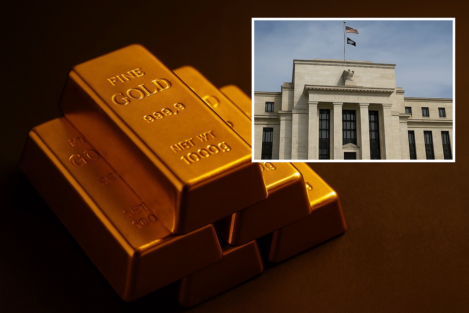 Złoto w oczekiwaniu na kluczową decyzją Rezerwy Federalnej