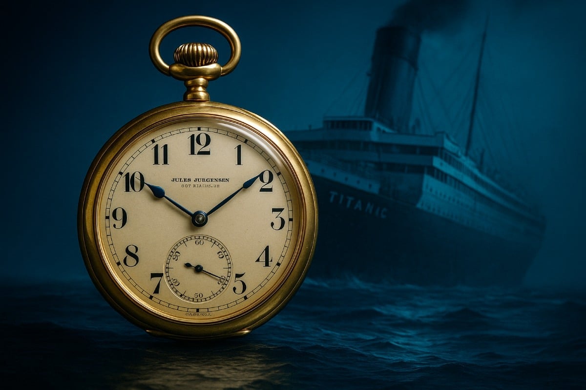 Titanic znów pisze historię. Złoty zegarek pasażera pobił rekord: 1,78 miliona funtów!