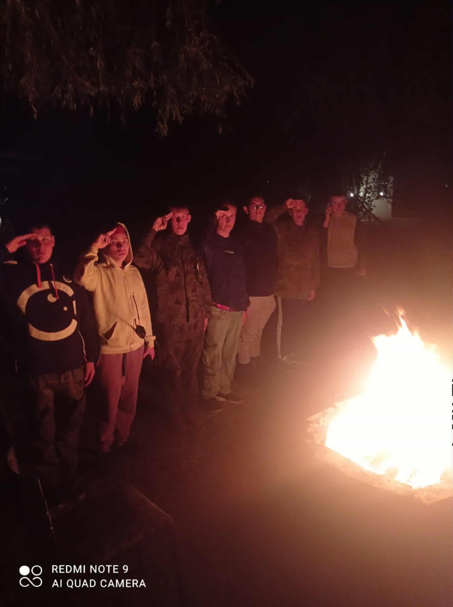 🍁Jesienna akcja z elementami manewrów taktyczno – obronnych w ośrodku.