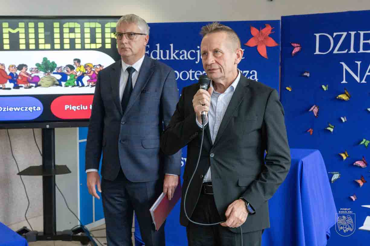 Akademia z okazji Dnia Edukacji Narodowej w Zespole Szkół Zawodowych w Sokółce.