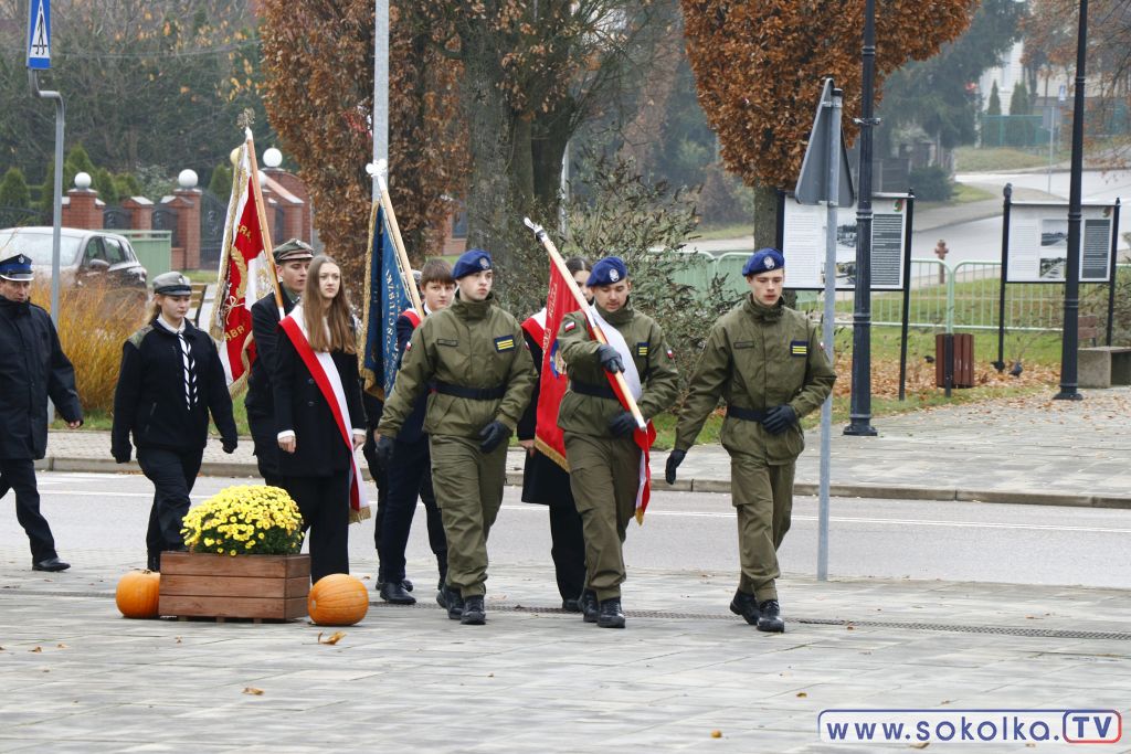 „Wolność nie jest darem – jest zdobyczą”. Dąbrowa Białostocka uczciła 107. rocznicę odzyskania niepodległości.