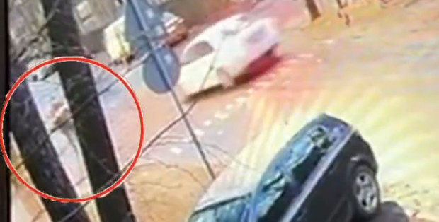Miał potrącić mężczyznę, bo się z nim pokłócił. Szokujące nagranie