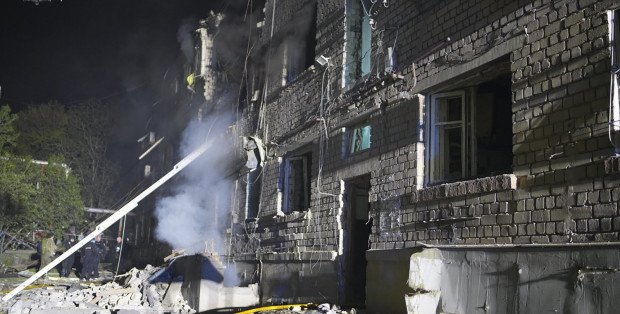 Rosja przeprowadziła zmasowany atak z użyciem 150 dronów