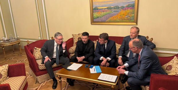 Przywódcy „Koalicji chętnych” w Ukrainie. Jest gotowość na pełne zawieszenie broni