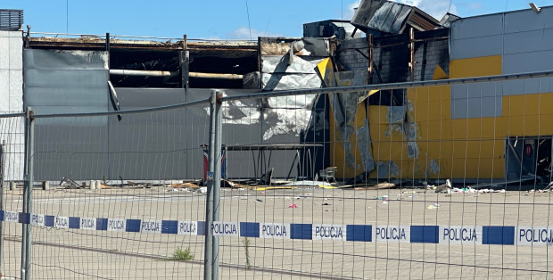 Pożar hali przy Marywilskiej 44. Są zarzuty dla dwóch obywateli Ukrainy