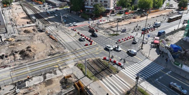 Bez tramwajów w al. Krakowskiej. Komunikacyjny armagedon na Ochocie