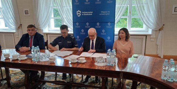 Uczelnia w Siedlcach i policja podpisały porozumienie ws. bezpieczeństwa