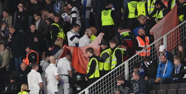 Mecz Polska-Finlandia przerwany przy stanie 1:2. Prawdopodobnie zasłabł kibic