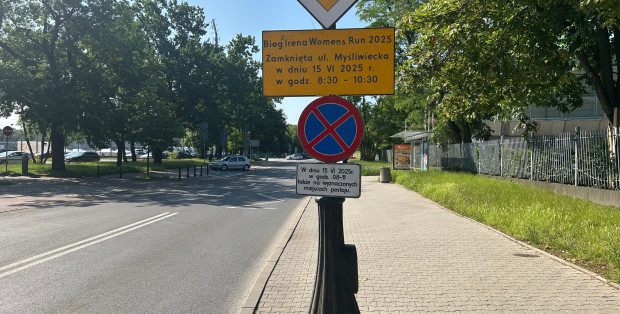 Irena Women’s Run i utrudnienia w okolicach Łazienek Królewskich