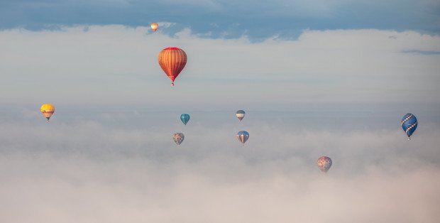 Balonem do nieba... Loty nad Plażą Romantyczną w Wawrze