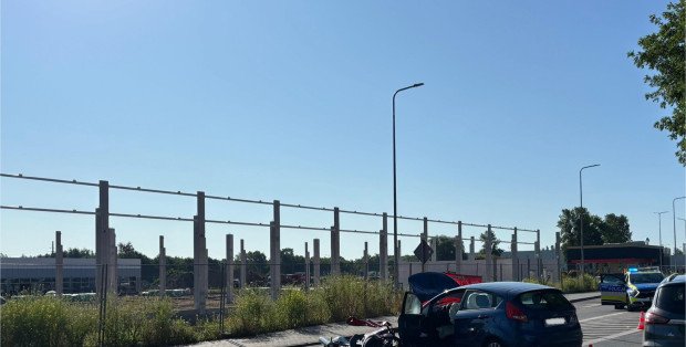 Śmiertelny wypadek w Żyrardowie. Nie żyje nastoletni motocyklista