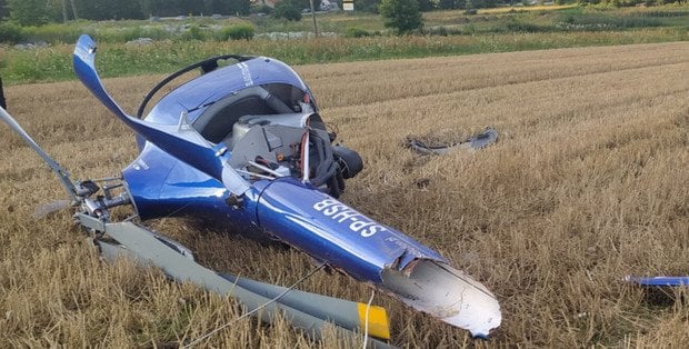 Co było przyczyną wypadku helikoptera koło Iłży?