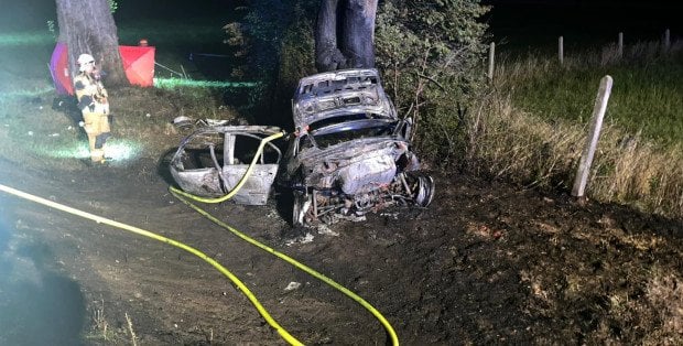 Śmiertelny wypadek koło Siedlec. Auto uderzyło w drzewo, zginął kierowca