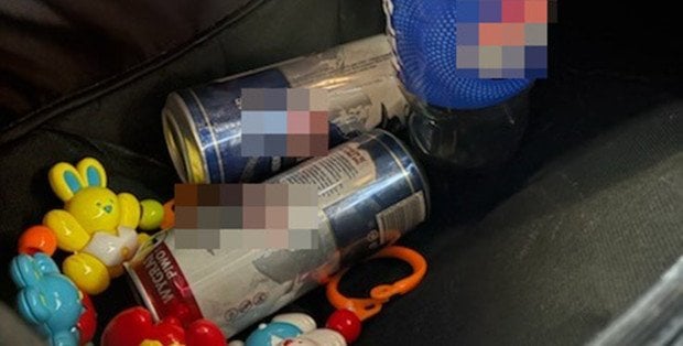 Kompletnie pijani stali pod sklepem, pod opieką mieli miesięczne dziecko