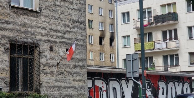 Wybuch w mieszkaniu na Ochocie. „Szkoda nam sąsiadów”