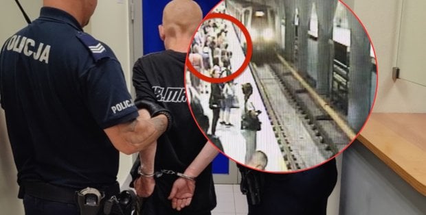 Miał próbować wpechnąć kobietę pod nadjeżdżające metro. Nie trafi do aresztu