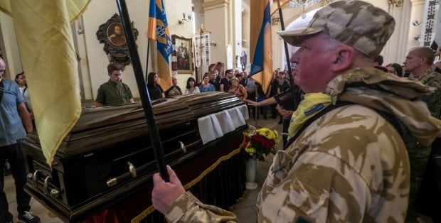 Ukraińskie władze: Dziewięć osób zginęło w wyniku rosyjskich ostrzałów w Konstantynówce