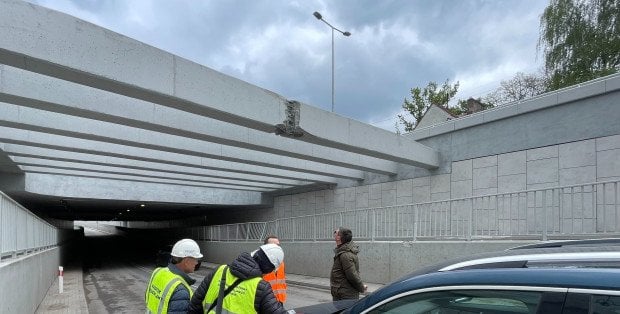 Tunel w Sulejówku znów nieczynny. Ile potrwa jego naprawa?