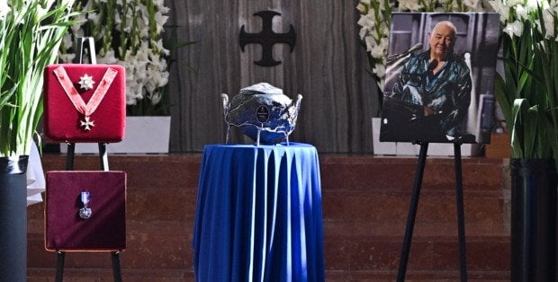 Rozpoczął się pogrzeb Stanisława Soyki. Artysta spocznie na Powązkach Wojskowych