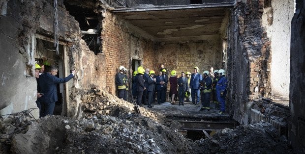 Rosyjski atak na siedzibę ukraińskiego rządu. A. Jermak: Poinformowałem USA