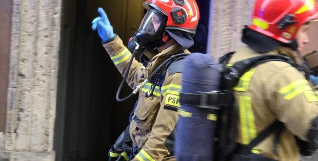 Pożar w Zielonce. Ogień w budynku gospodarczym