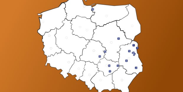 To tutaj spadły rosyjskie drony [MAPA]